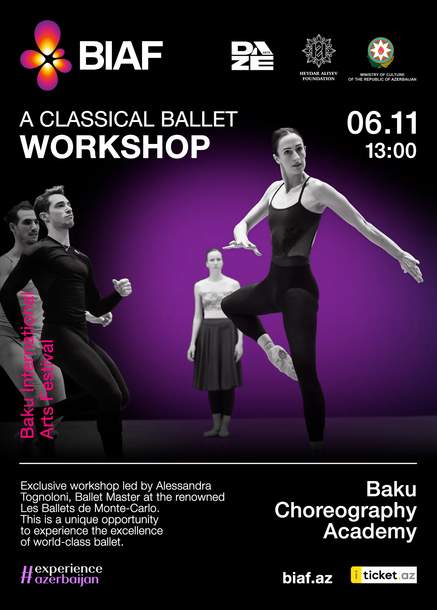 Classical Ballet Workshop with Alessandra Tognoloni