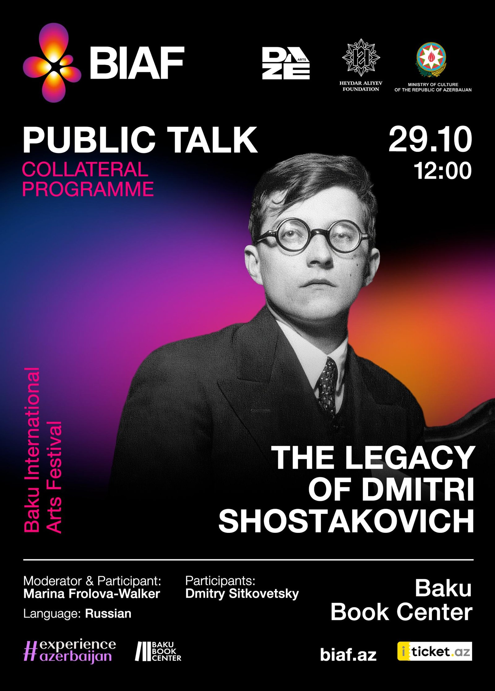 Public Talk The Legacy Of Dmitri Shostakovich